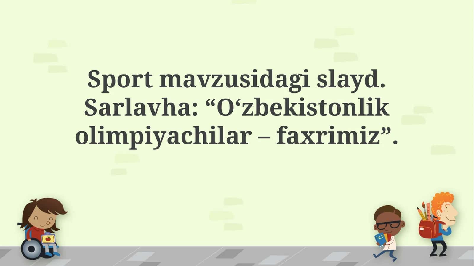 O‘zbekistonlik olimpiyachilar – faxrimiz 1