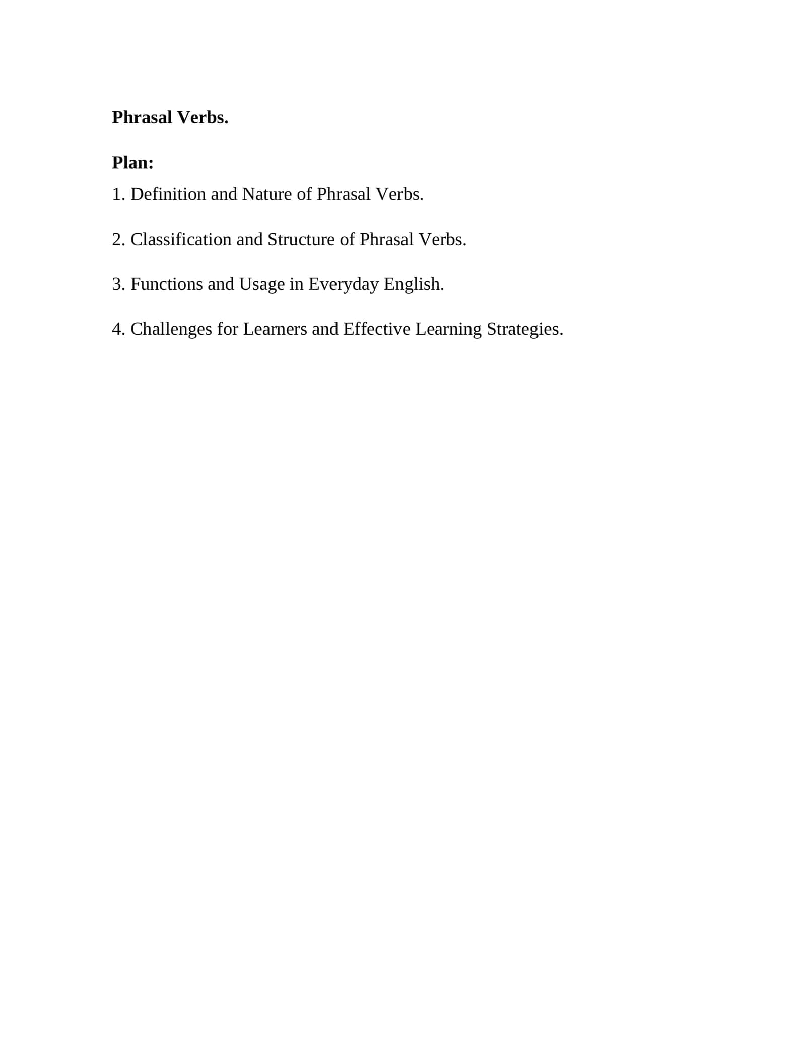Phrasal Verbs 1