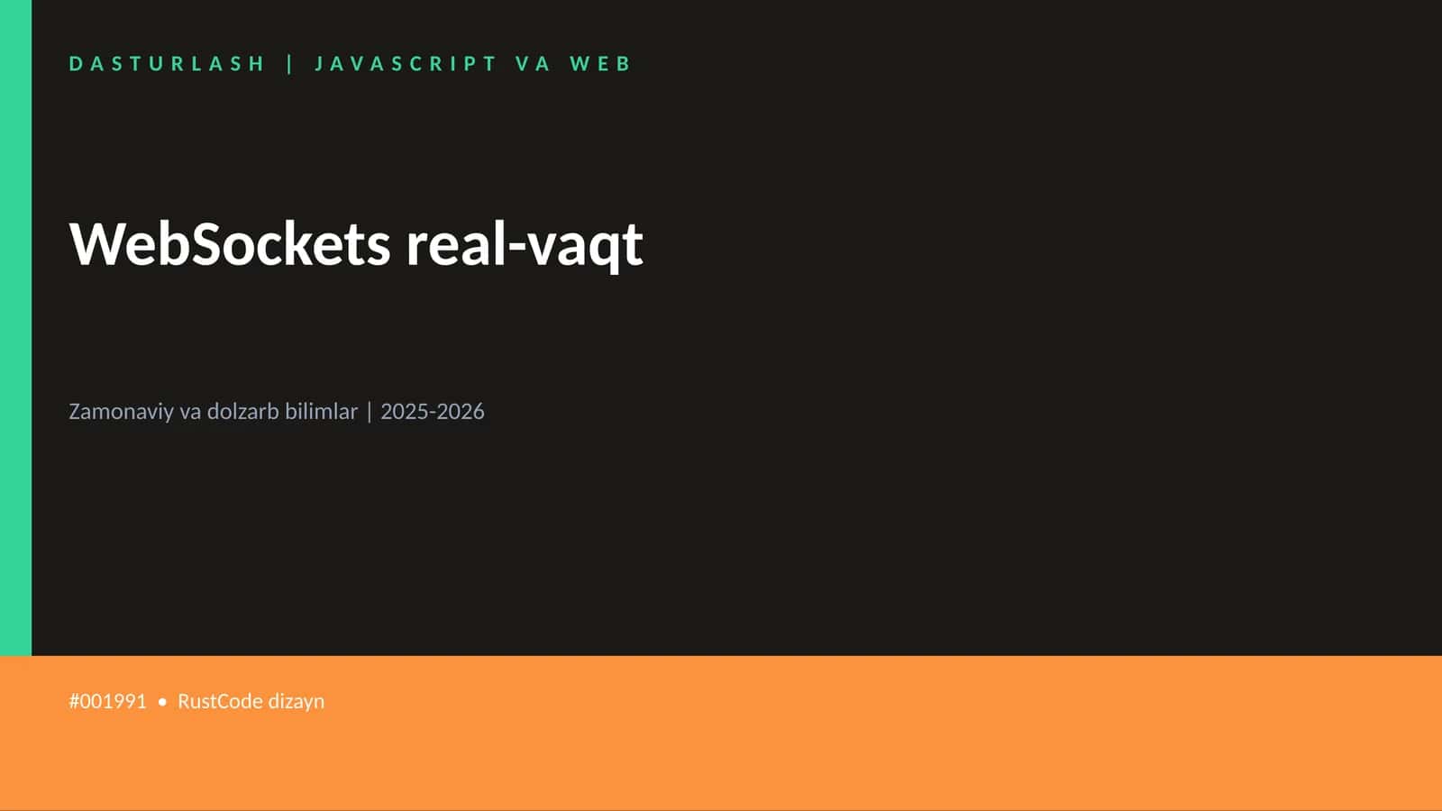 WebSockets real-vaqt 1