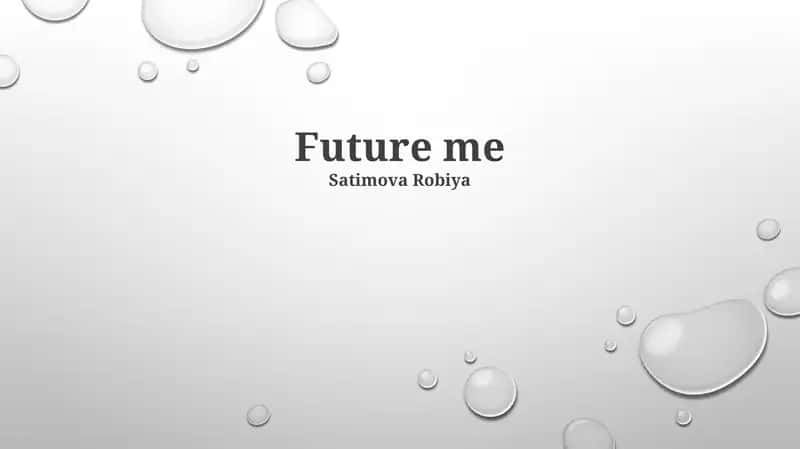 Future Me 1