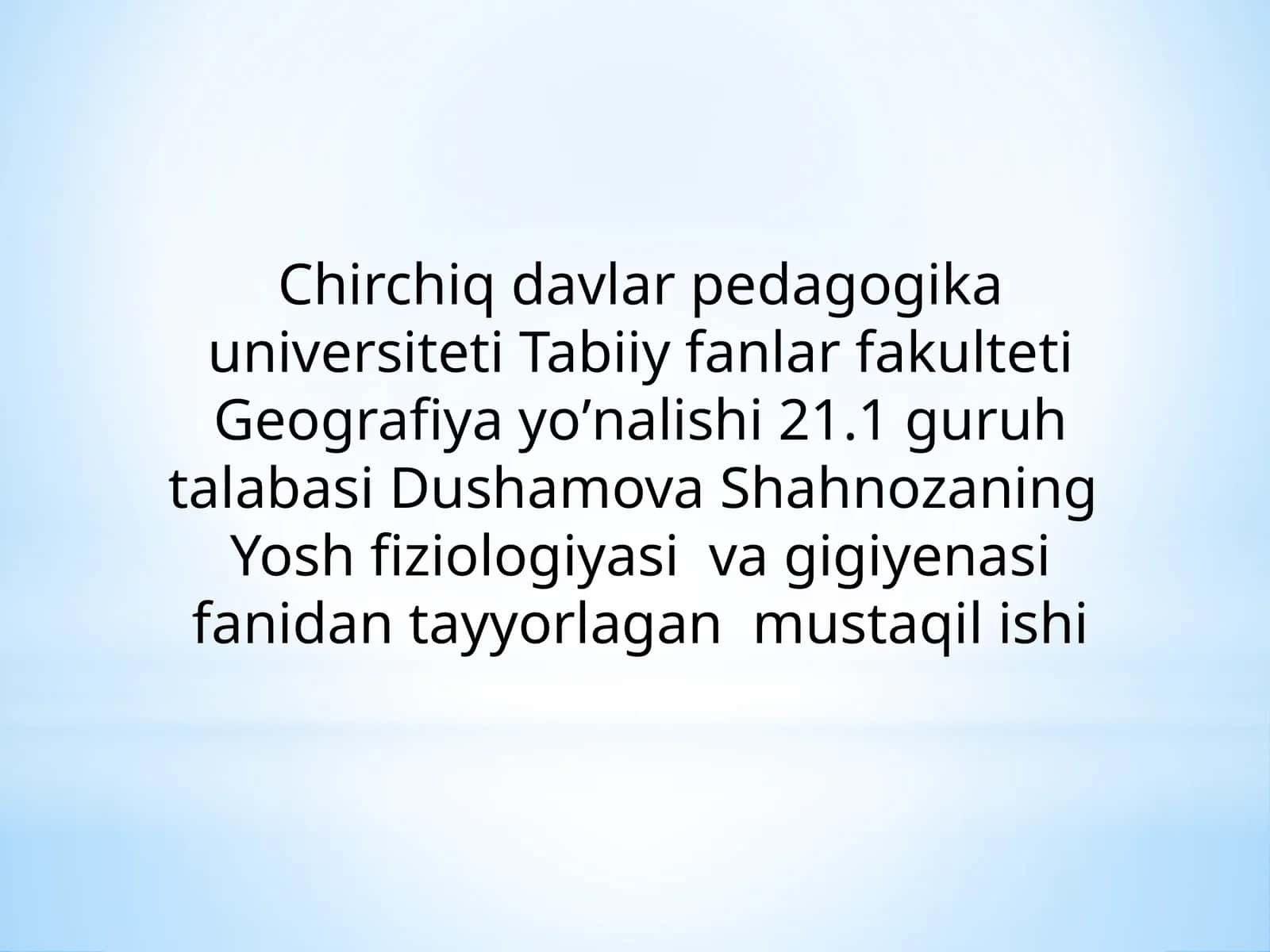 Nafasolishning ahamiyati va organlarining tuzilishi 1