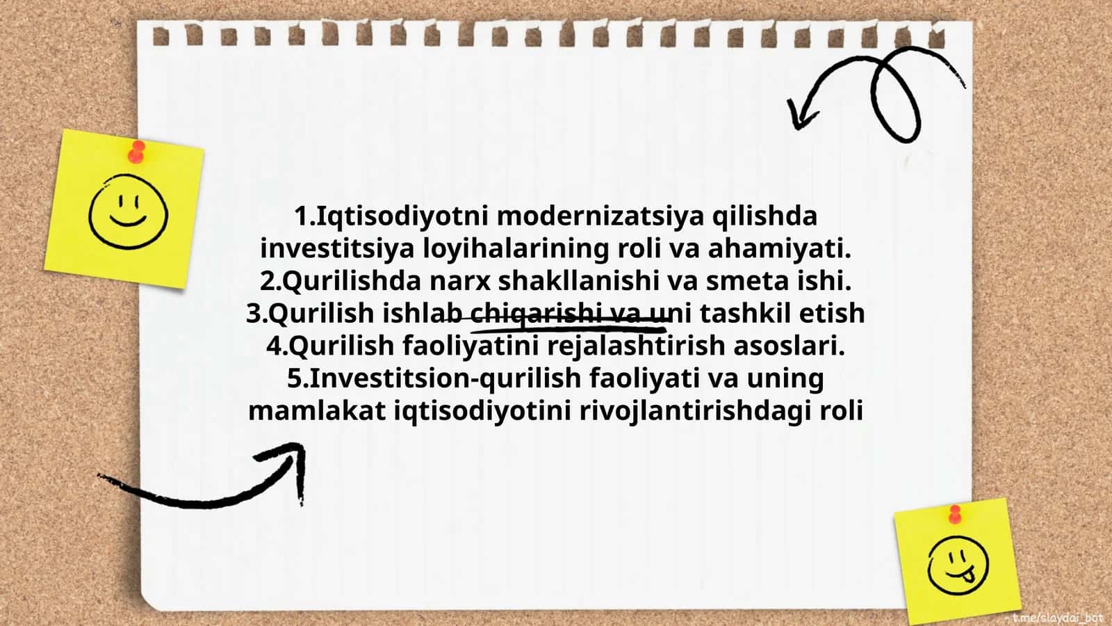 Iqtisodiyotni modernizatsiya qilishda investitsiya loyihalarining roli va ahamiyati 1