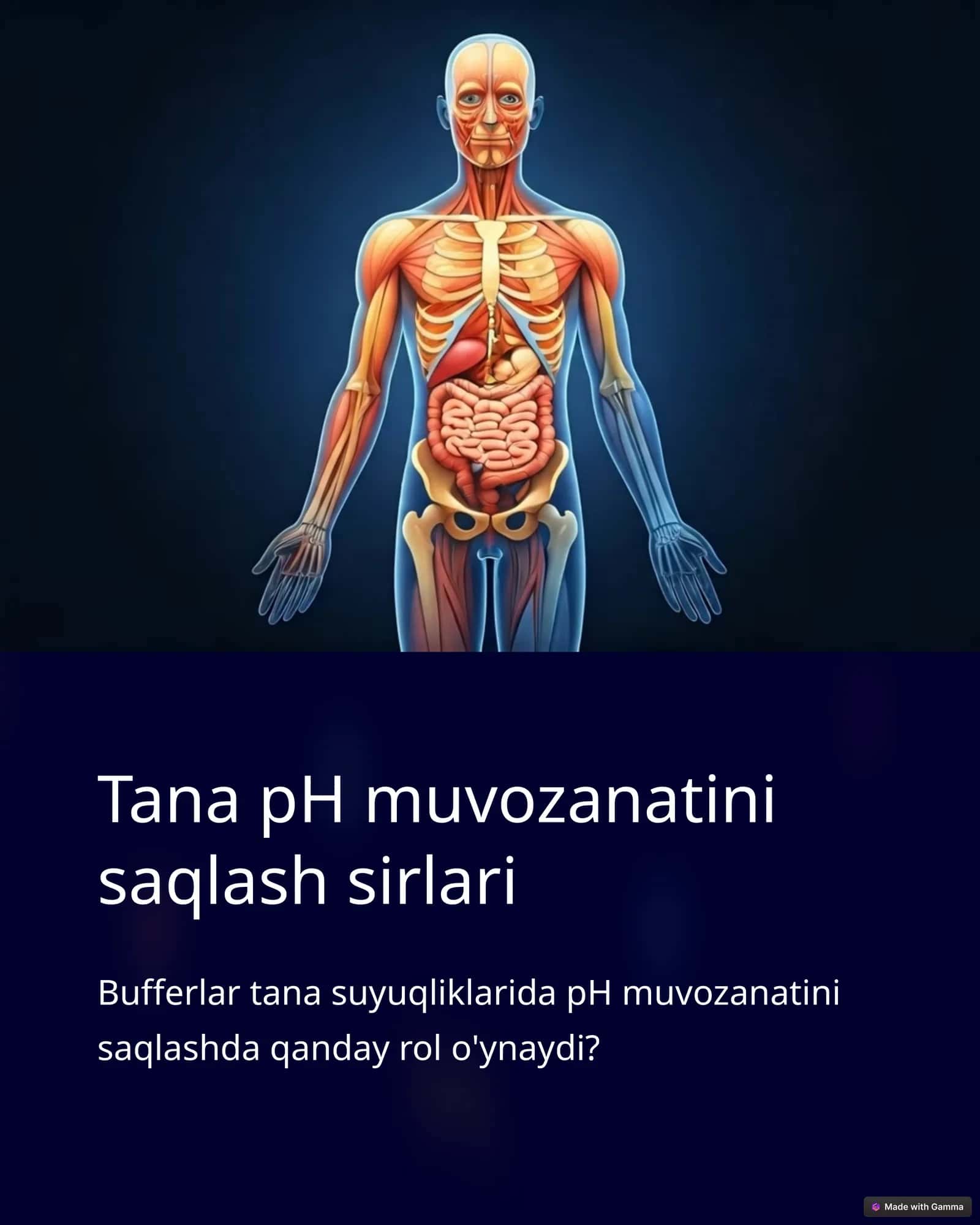 Tana pH muvozanatini saqlash sirlari 1