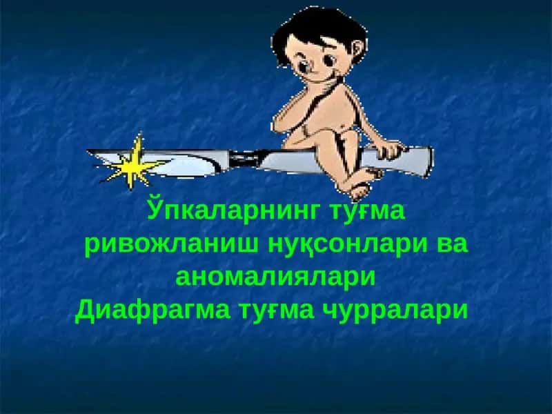 Ўпкаларнинг туғма ривожланиш нуқсонлари ва аномалиялари 1