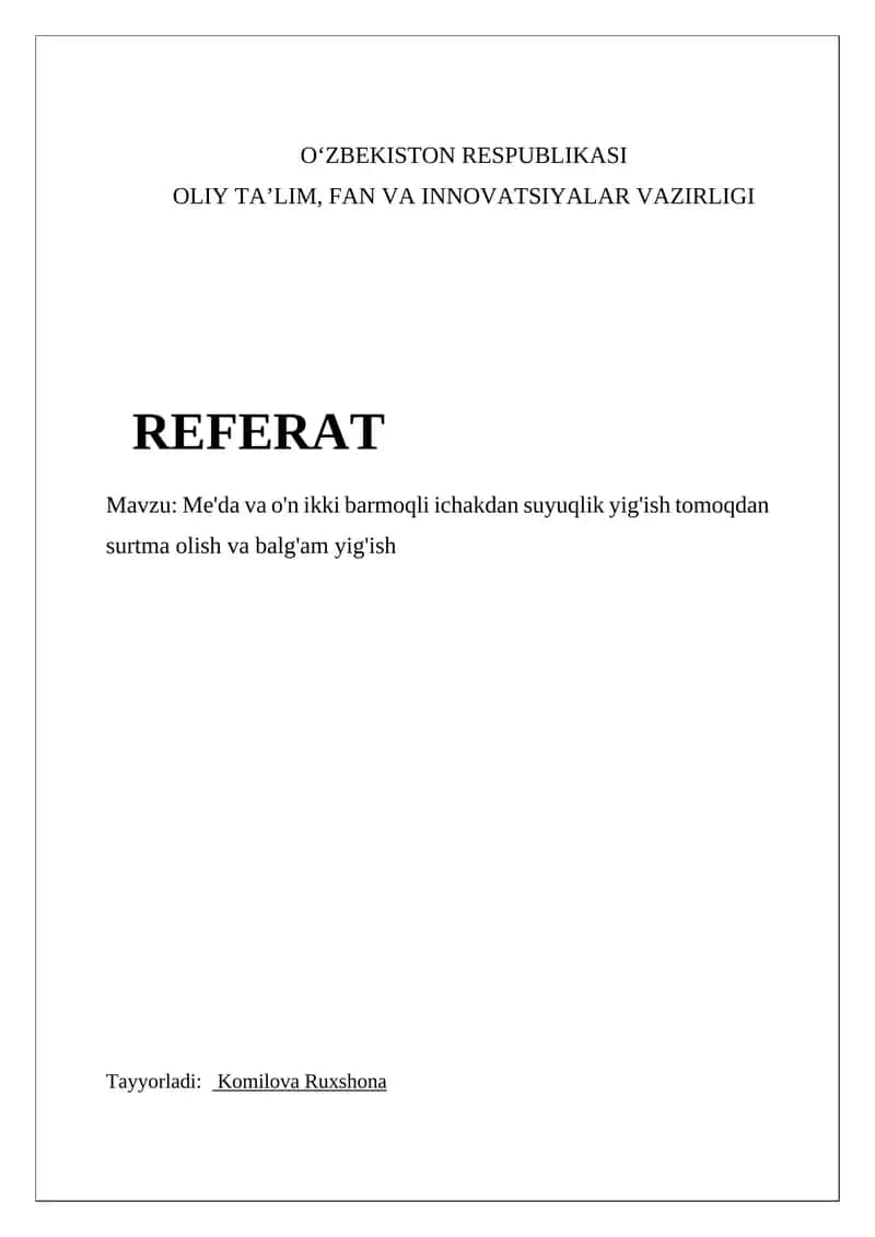 Oshqozon va o'n ikki barmoqli ichakdan suyuqlik yig'ish tomoqdan surtma olish va balg'am yig'ish 1