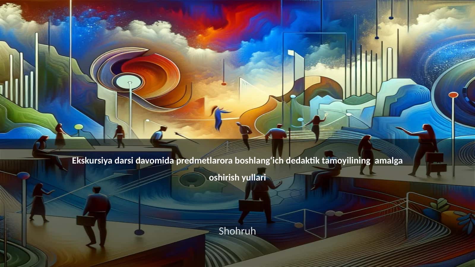 Ekskursiya darsi davomida predmetlarora boshlangʻich dedaktik tamoyilining amalga oshirish yullari 1