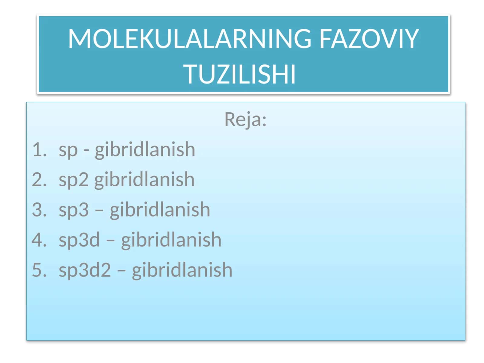 MOLEKULALARNING FAZOVIY TUZILISHI 1