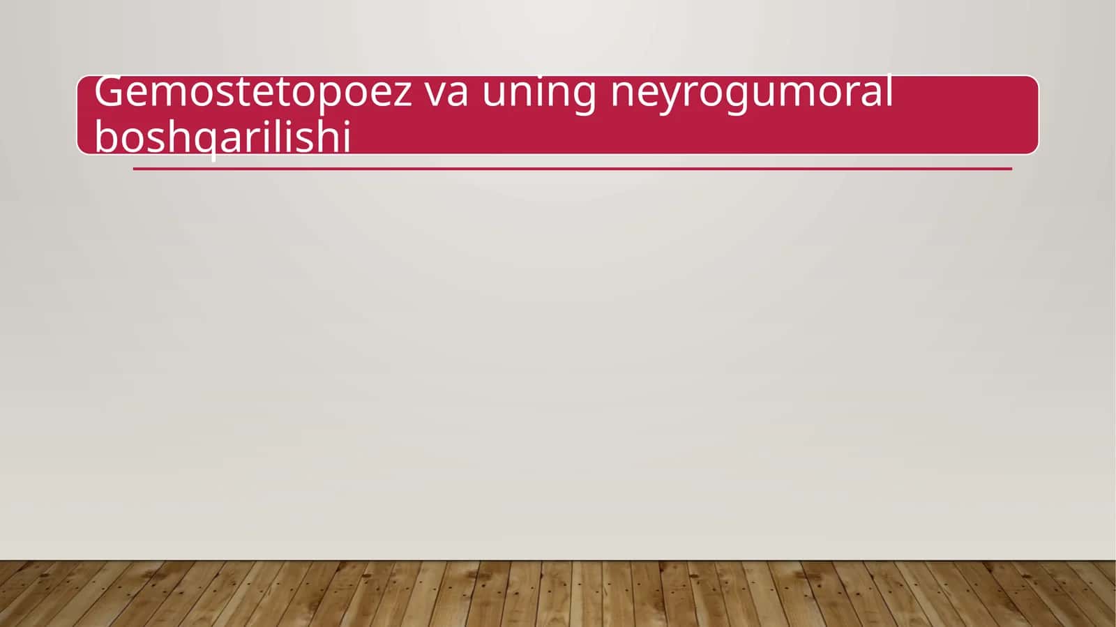 gistalogiya fani mustaqil ish prezentatsiya 1