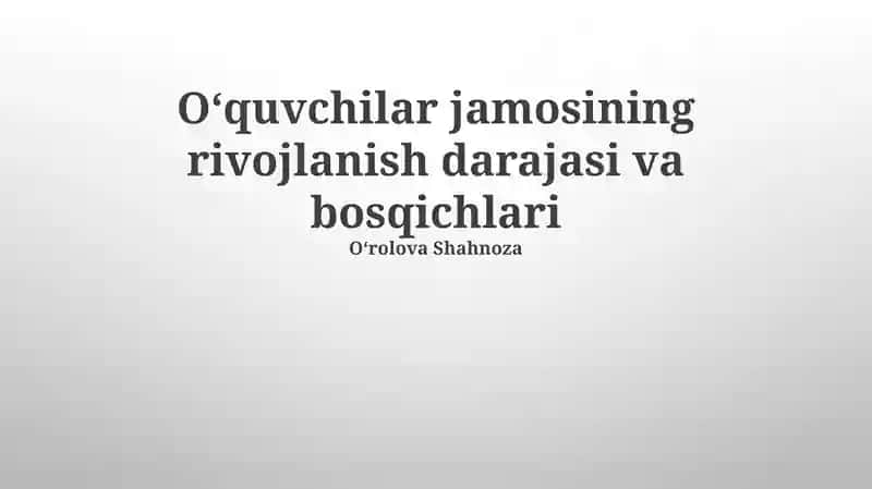 Samarali jamoa shakllantirish strategiyalari