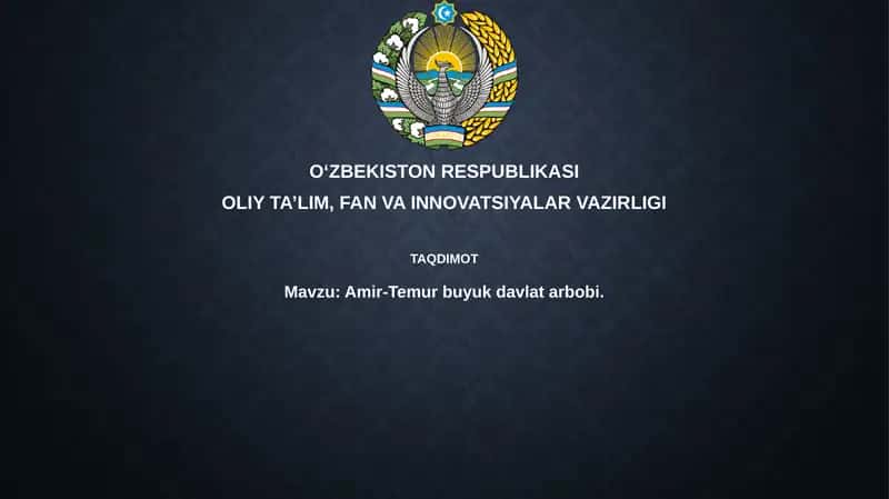 Amir-Temurbuyukdavlatarbobi 1