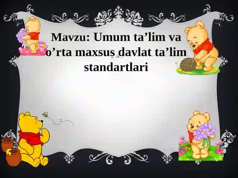 Davlat ta’lim standartlari