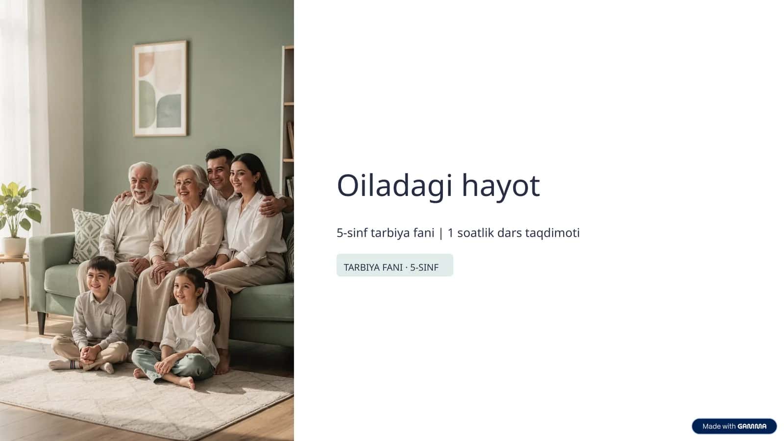 Oiladagi hayot 1