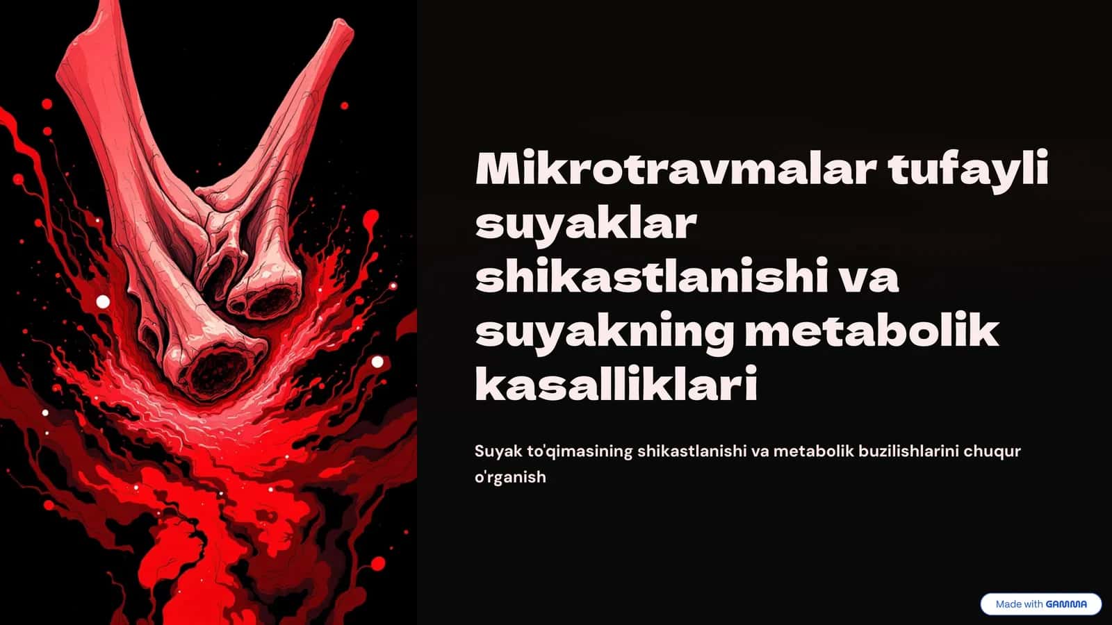 Mikrotravmalar tufayli suyaklar shikastlanishi va suyakning metabolik kasalliklari 1