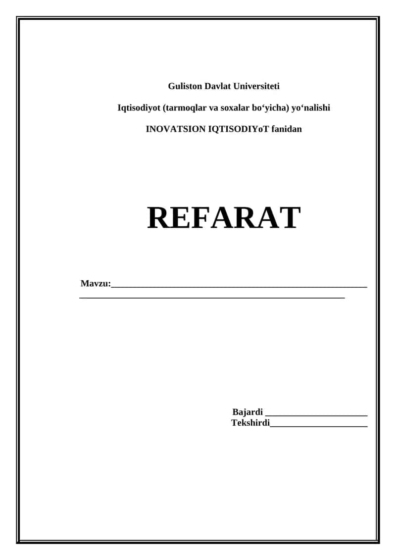 INOVATSION IQTISODIYoT 1