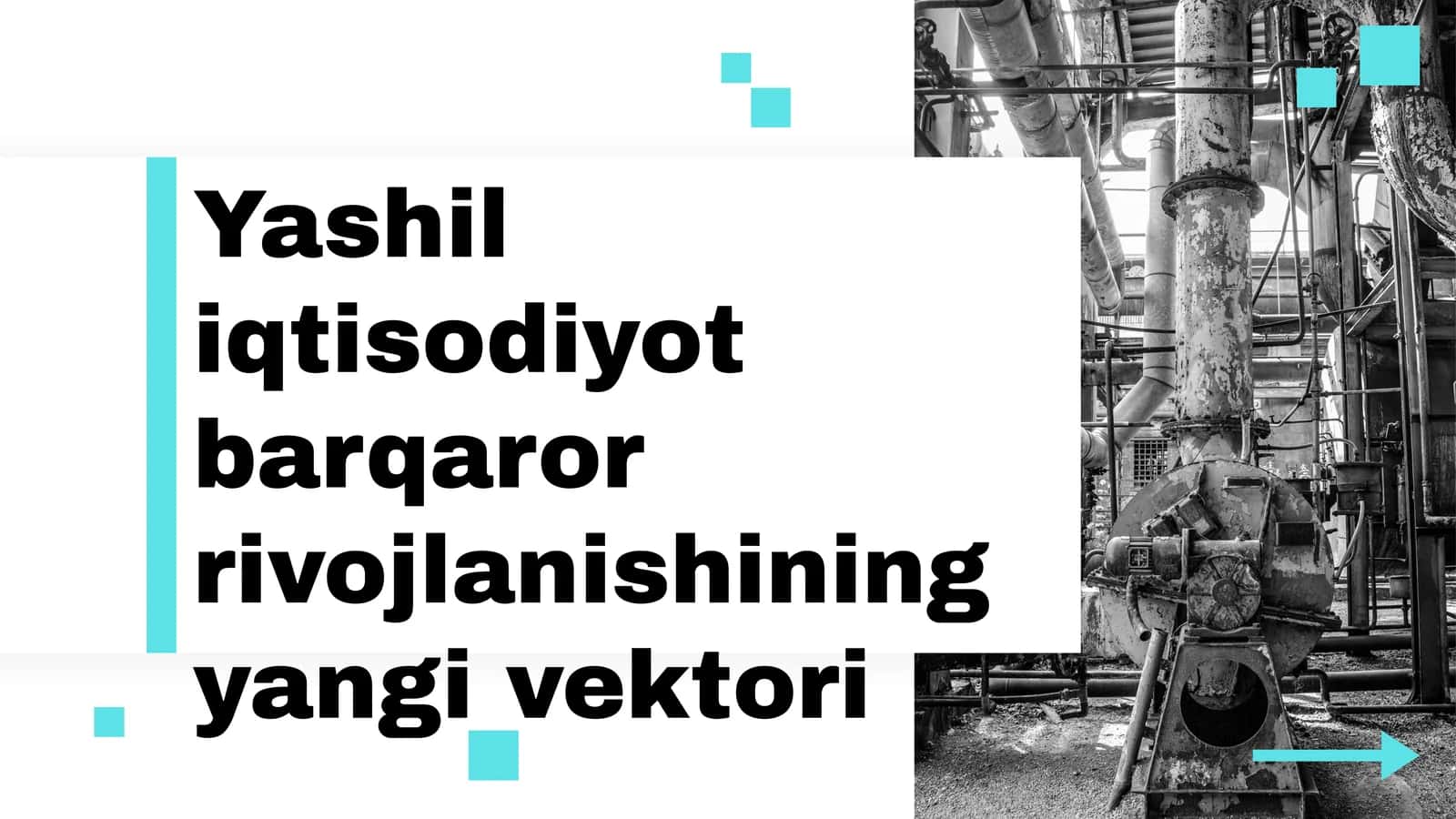 Yashil iqtisodiyot barqaror rivojlanishining yangi vektori 1