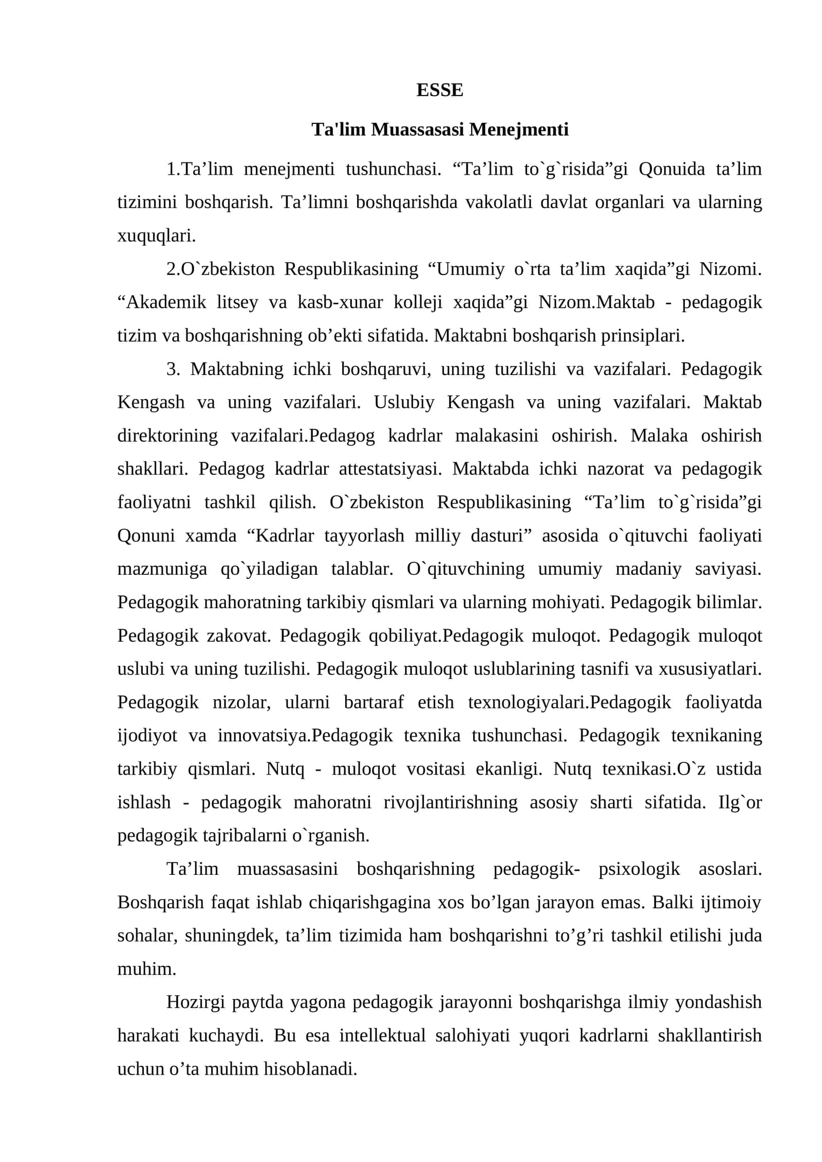 Ta'lim Muassasasi Menejmenti 1