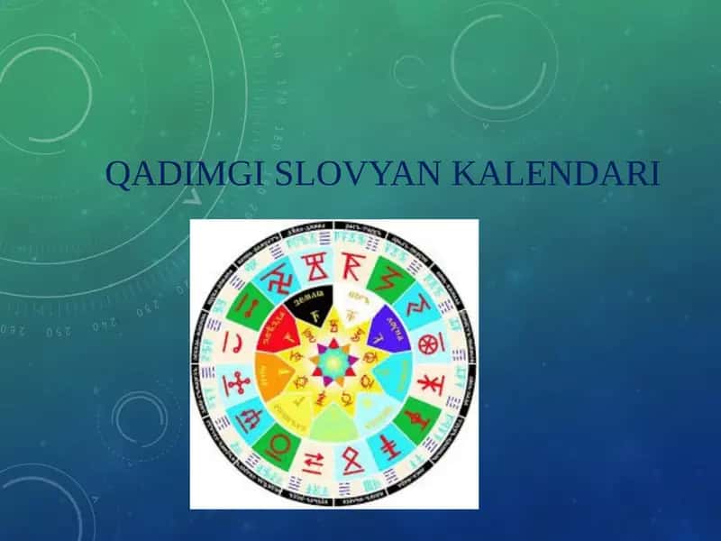 QADIMGI SLOVYAN KALENDARI 1