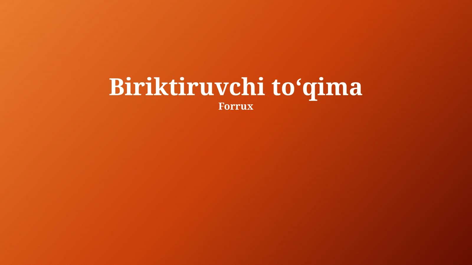 Biriktiruvchi toʻqima 1