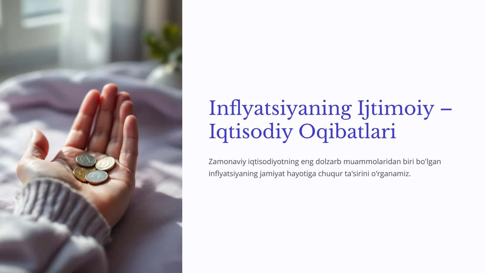 Inflyatsiyaning Ijtimoiy – Iqtisodiy Oqibatlari 1