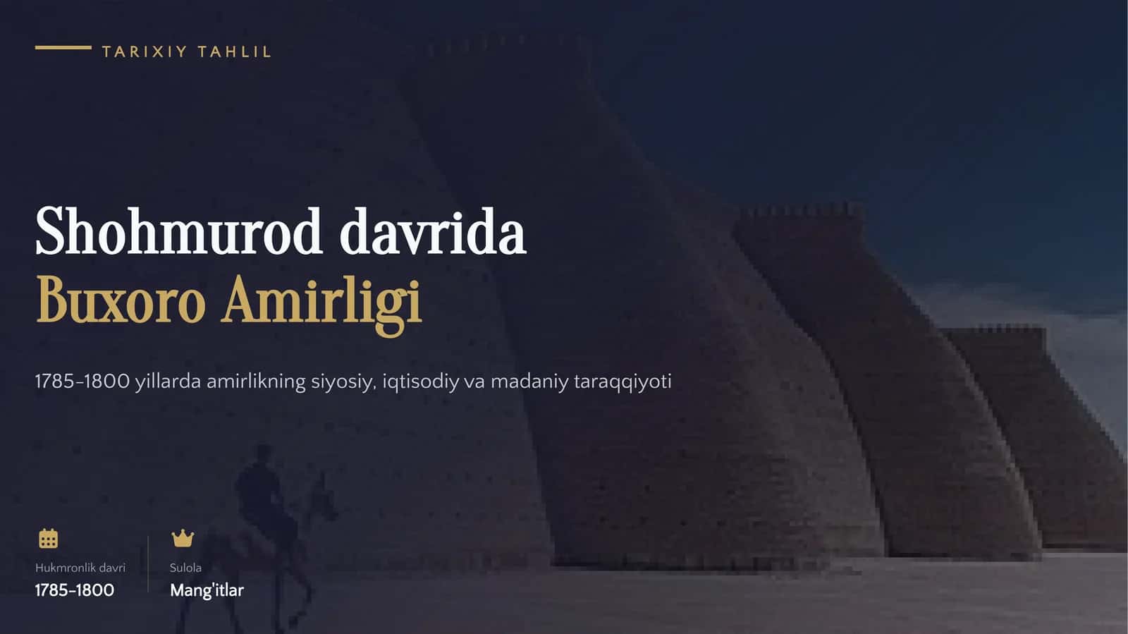 Shohmurod davrida Buxoro Amirligi 1