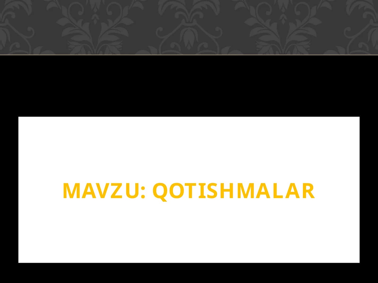 qotishmalar 1