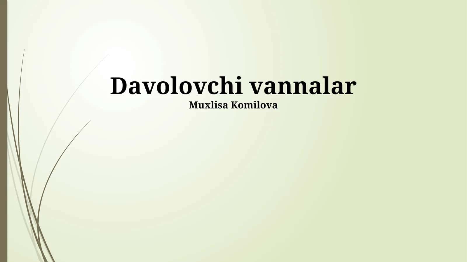 Davolovchi vannalar 1
