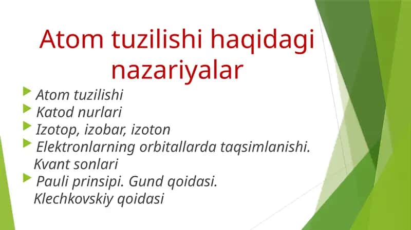 Atomtuzilishi 1
