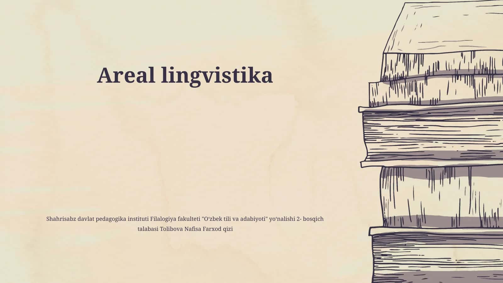 Areal lingvistika 1