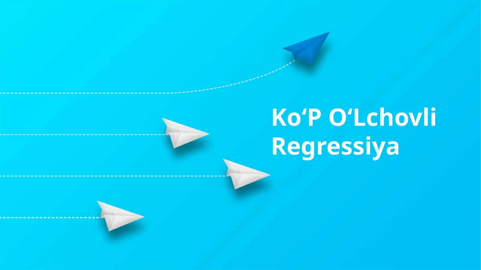 Ko'P O'lchovli Regressiya 1