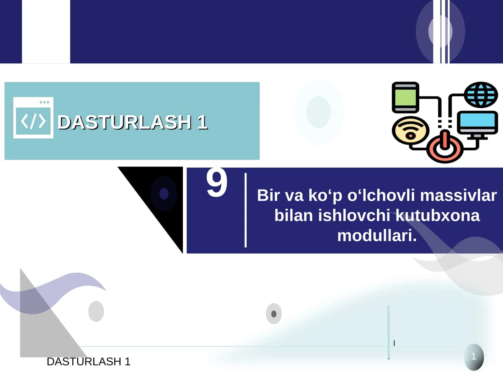 DASTURLASH 1 1
