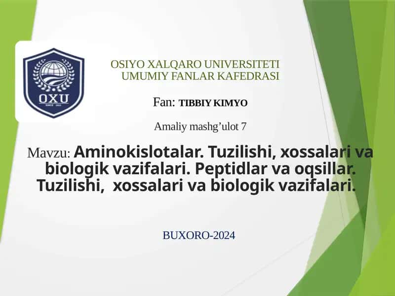 TIBBIY KIMYO 1