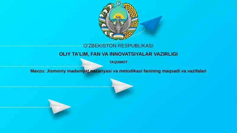 Jismoniy madaniyat nazariyasi va metodikasi 1