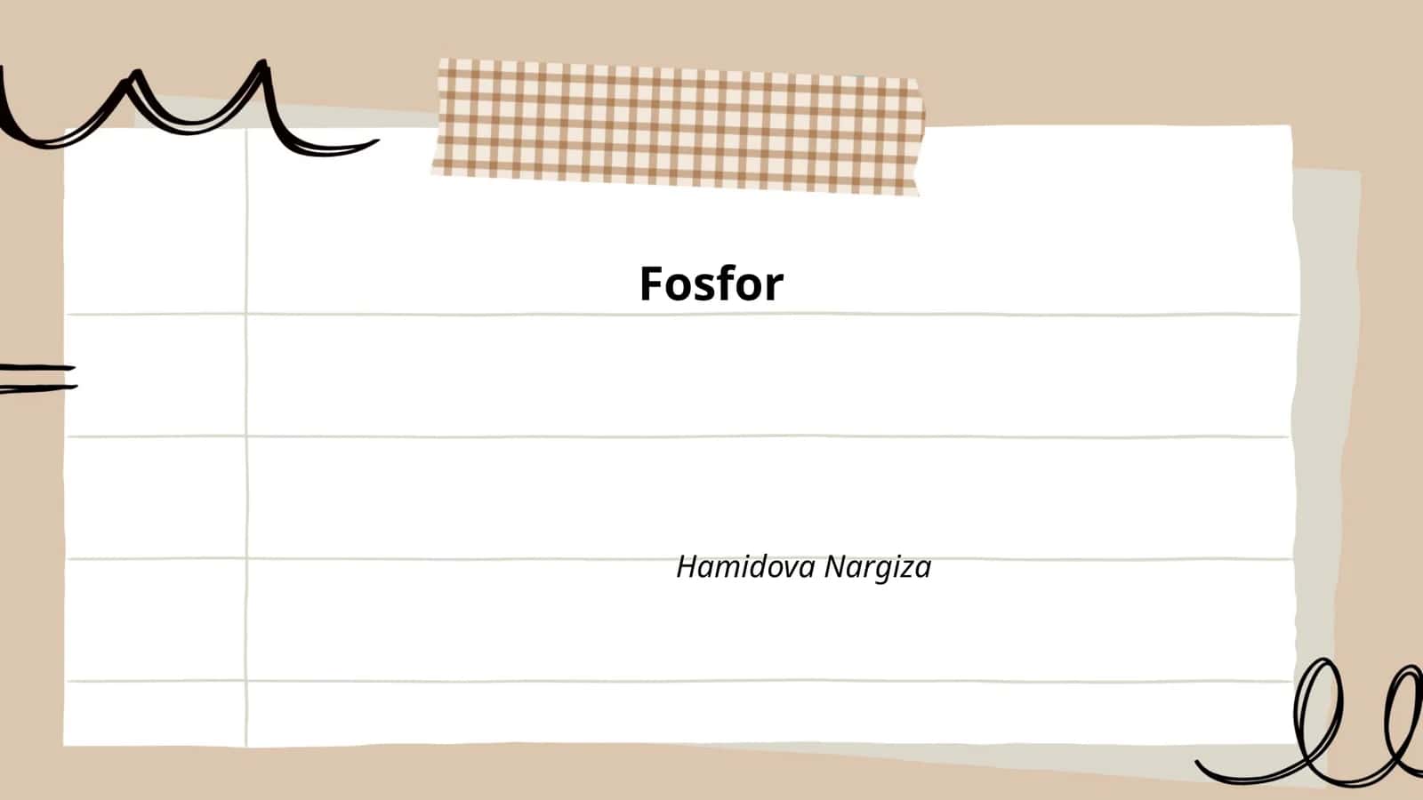 Fosfor 1