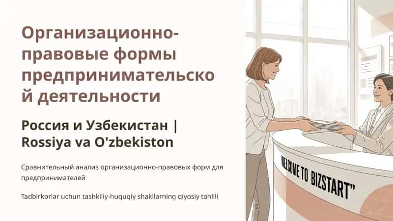 Организационно-правовые формы предпринимательской деятельности 1