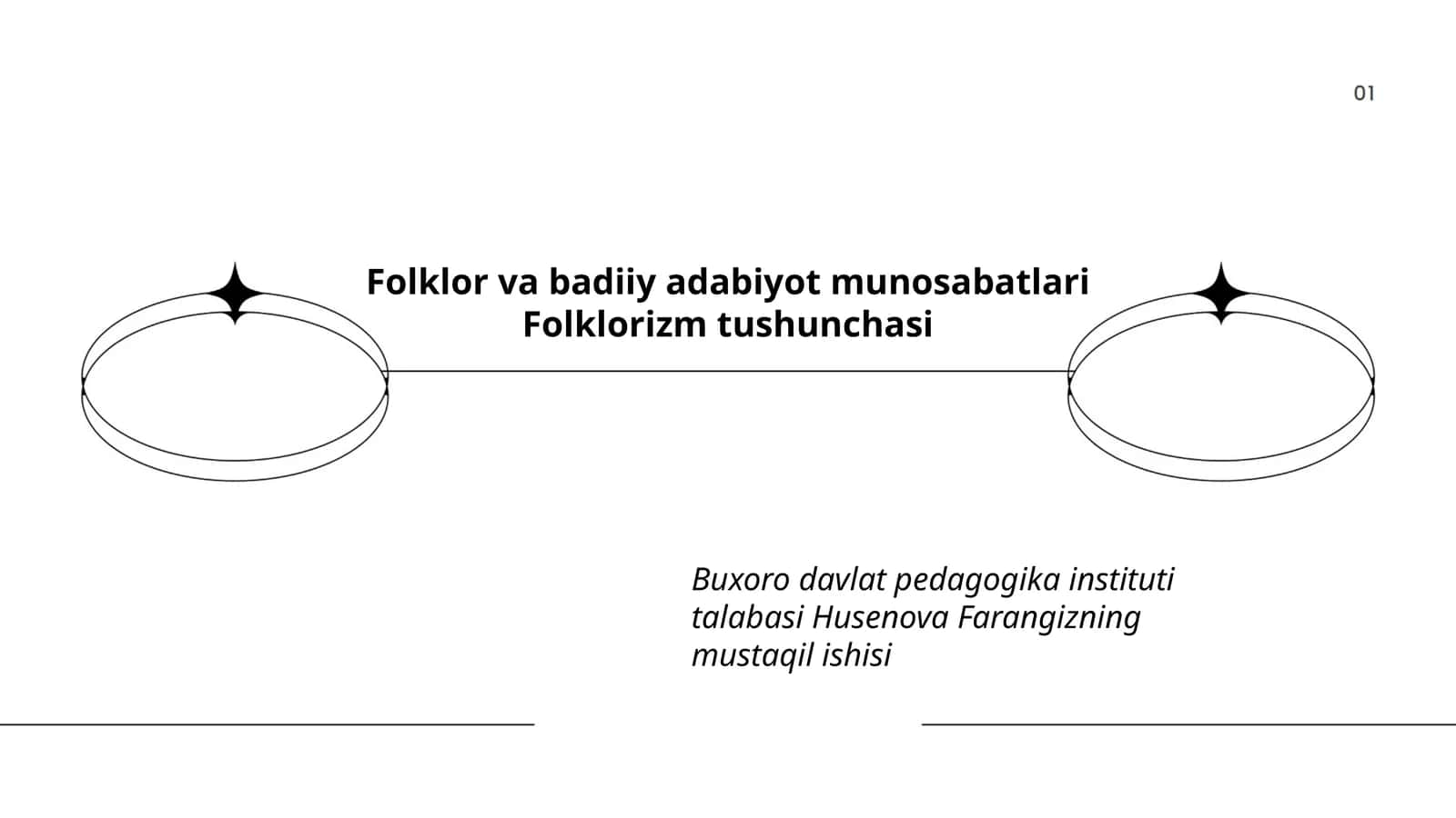 Folklor va badiiy adabiyot munosabatlari Folklorizm tushunchasi 1