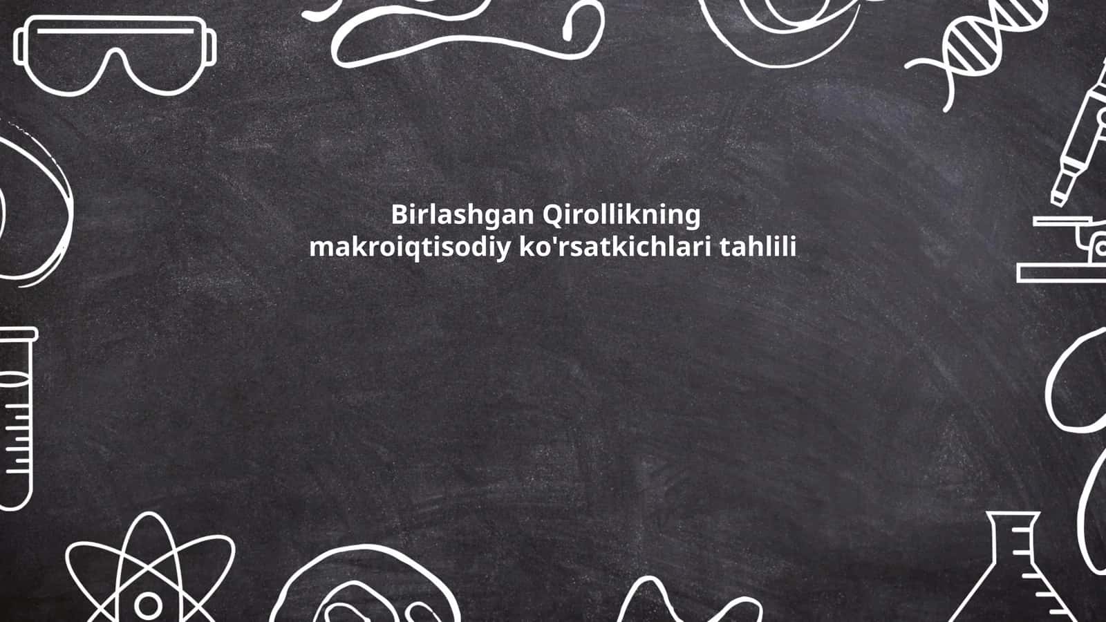 Yalpi ichki mahsulot (YaIM) tahlili 1