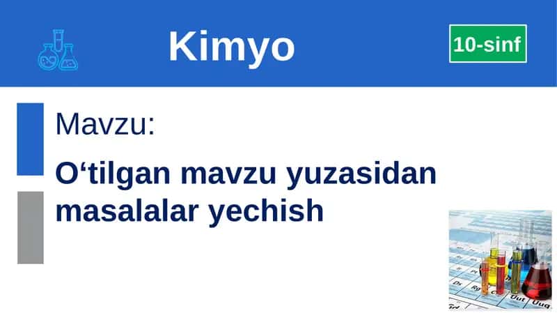 Kimyo 1