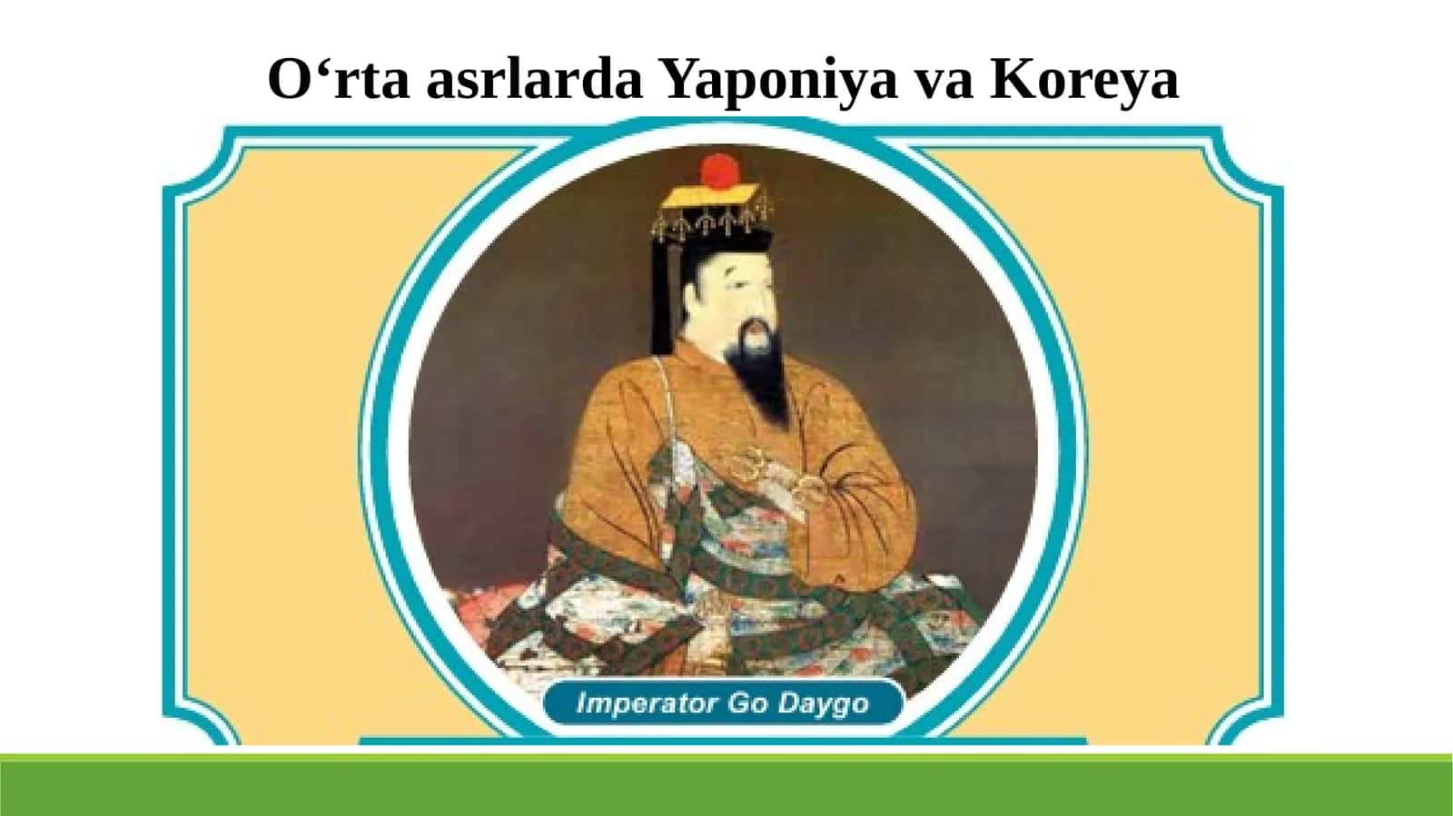 O‘rtaasrlarda Yaponiya va Koreya 1