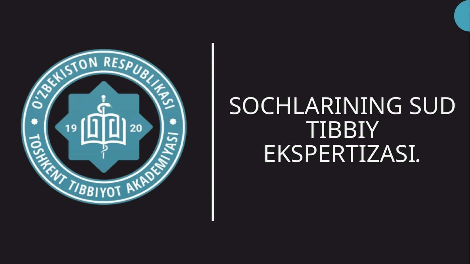 Sochlarining Sud Tibbiy Ekspertizasi 1