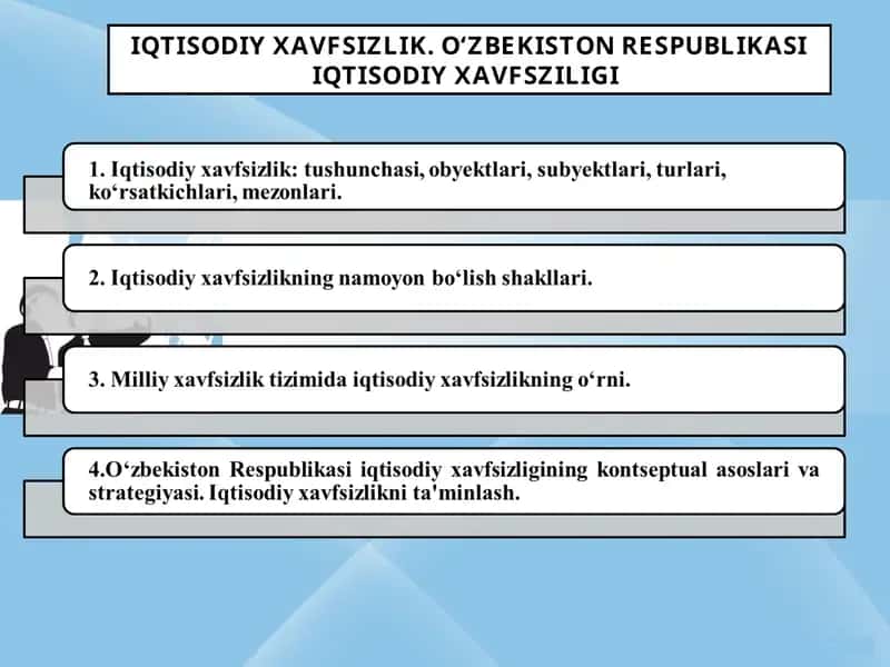 IQTISODIY XAVFSIZLIK 1