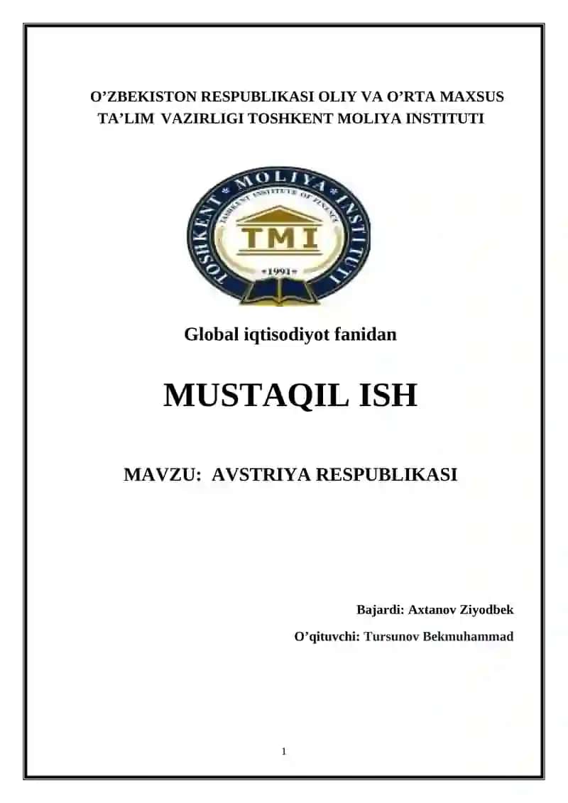 AVSTRIYA RESPUBLIKASI