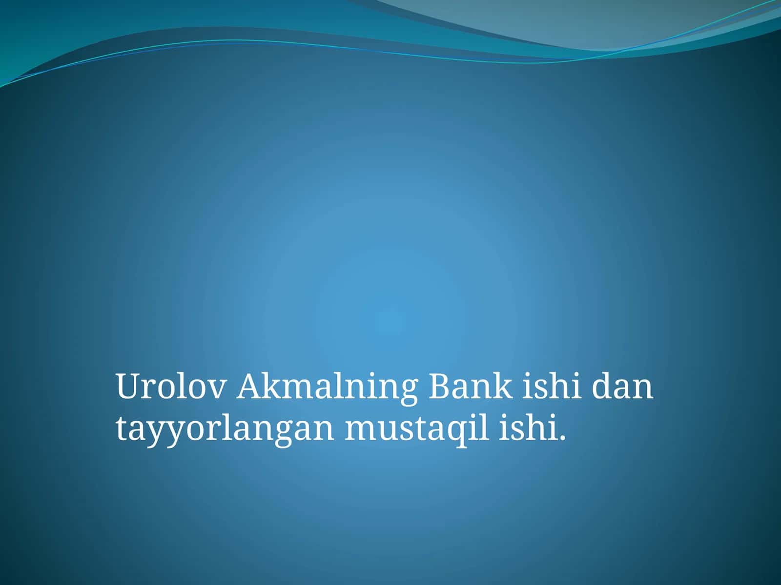Tijorat banklarining lizing operatsiyalari 1