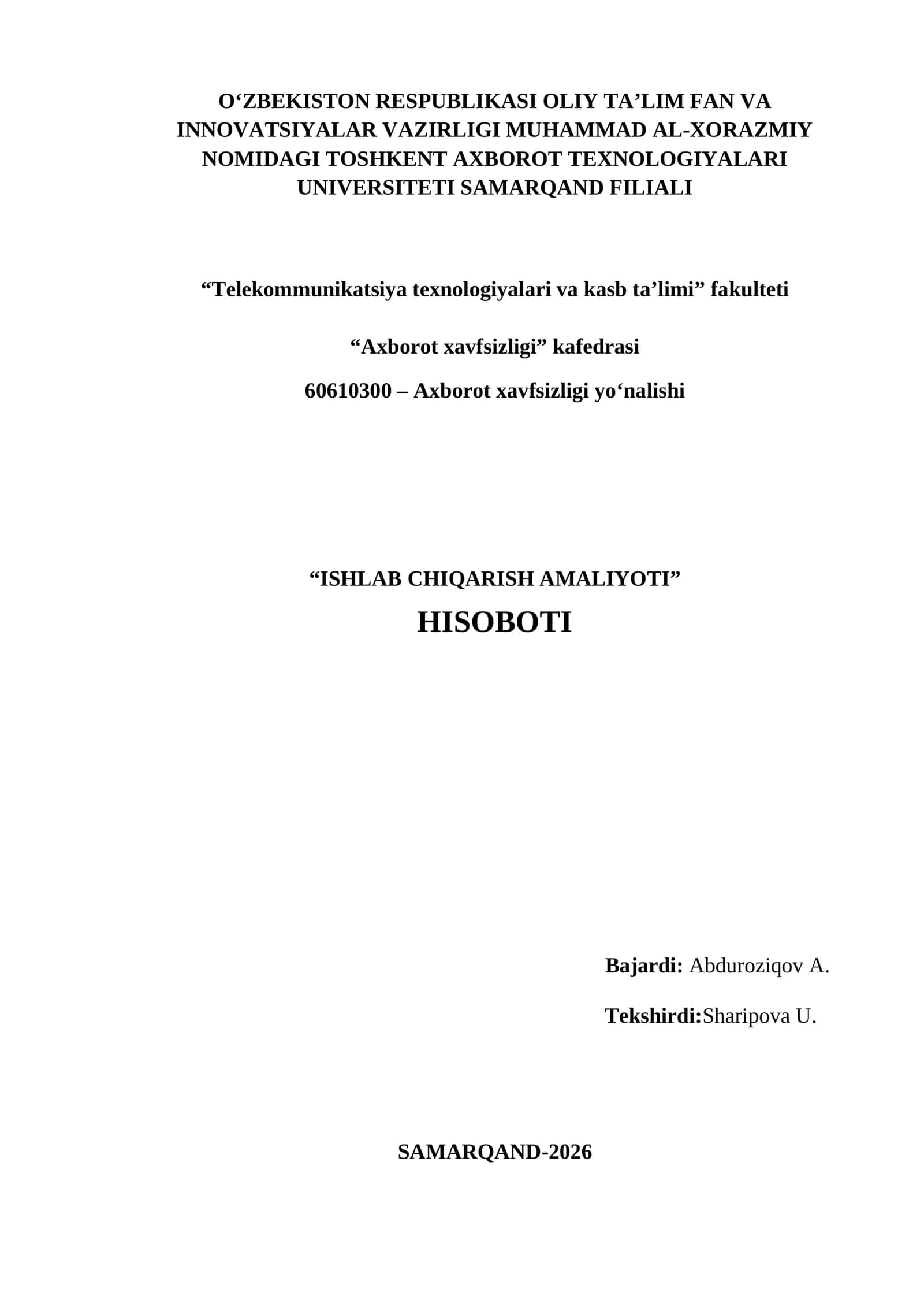 ISHLAB CHIQARISH AMALIYOTI 1