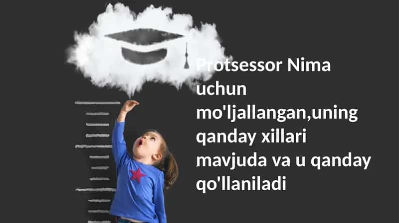 Protsessor Nima uchun mo'ljallangan 1