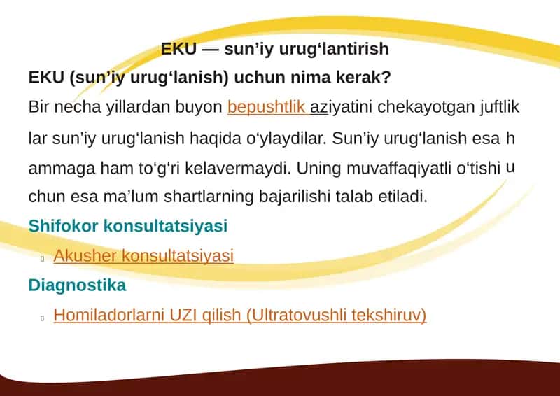 EKU — sun’iy urug‘lantirish 1