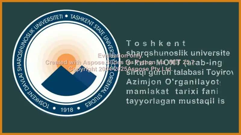 Markaziy Osiyo etnik jarayoni 1