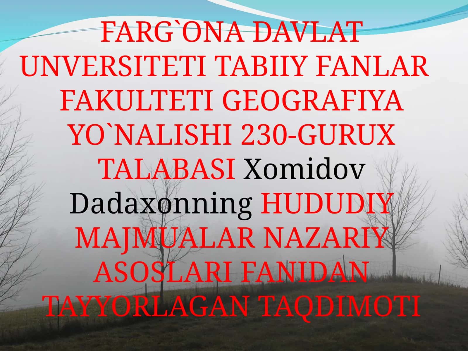 Hududiy ishlab chiqarish majmualari 1