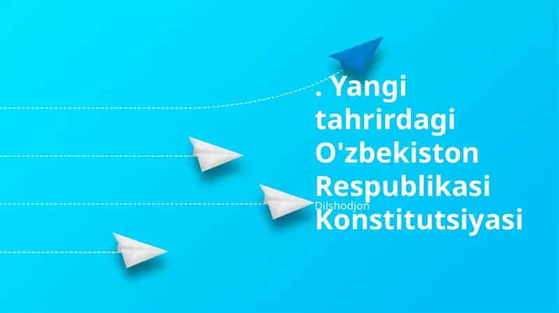 O'zbekiston Respublikasi Konstitutsiyasi 1