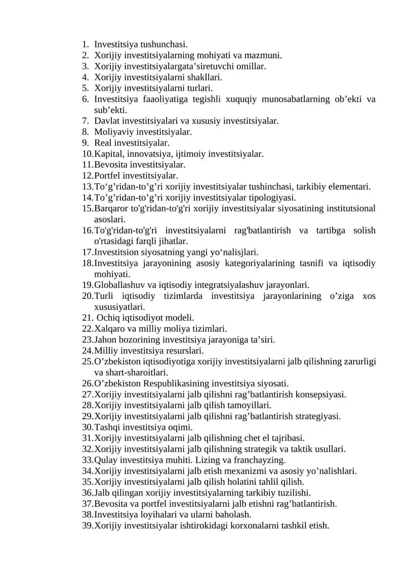 Investitsiya tushunchasi 1