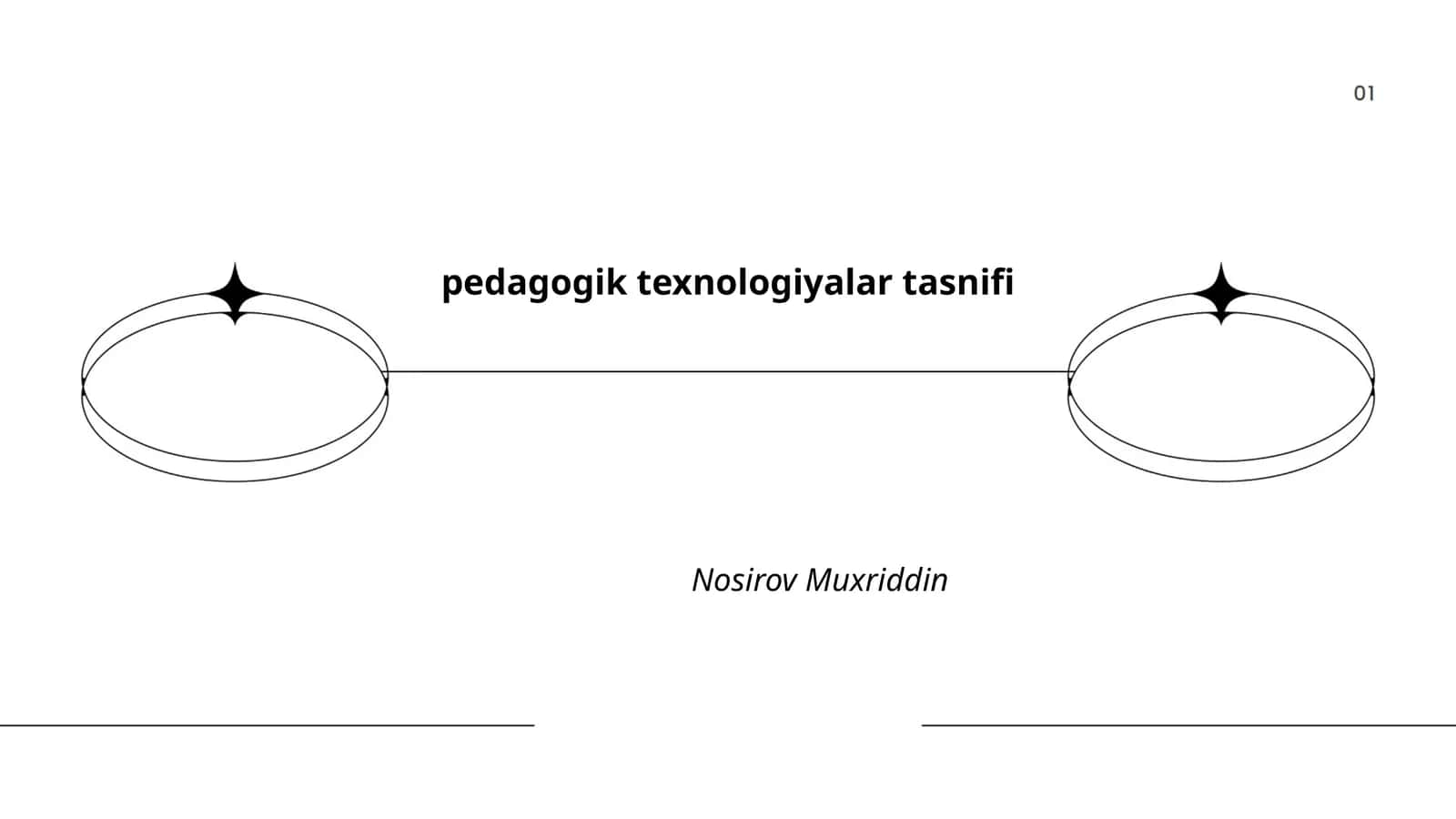 Pedagogik texnologiyalar tasnifi 1